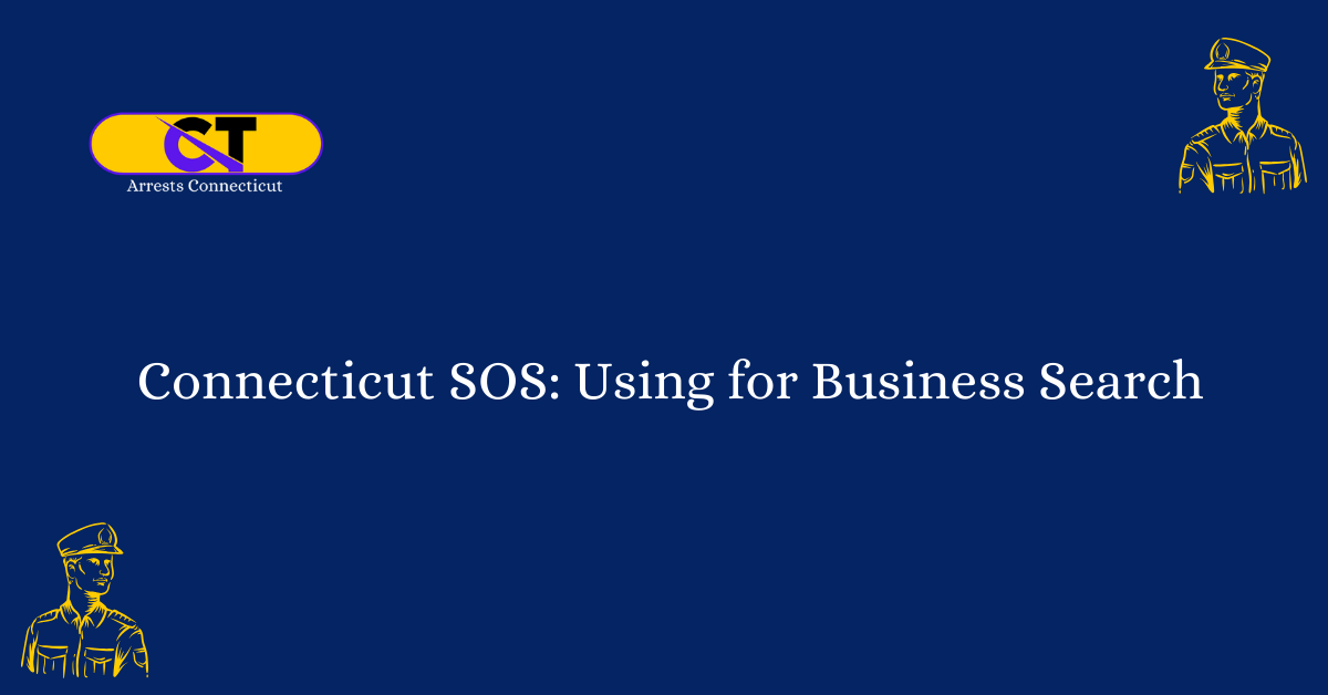 Connecticut SOS Using for Business Search